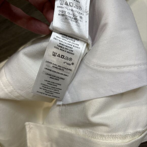 LAUREN RALPH LAUREN RLL Jeans Women's 16‎ White Premier Straight Stretch - Picture 9 of 10